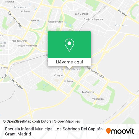 Mapa Escuela Infantil Municipal Los Sobrinos Del Capitán Grant