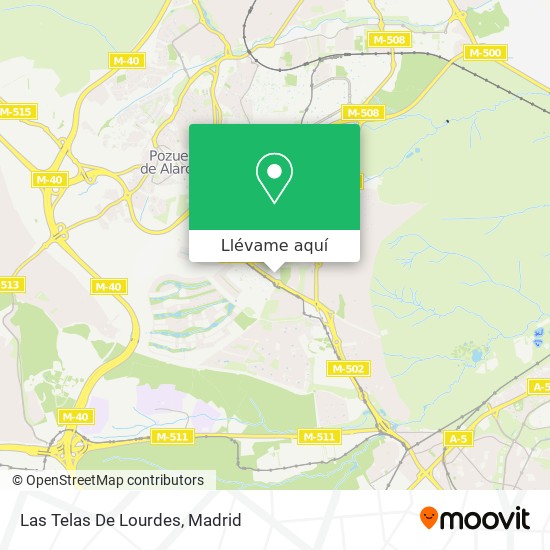 Mapa Las Telas De Lourdes