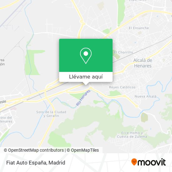 Mapa Fiat Auto España