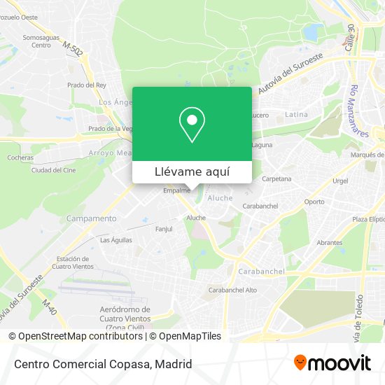 Mapa Centro Comercial Copasa