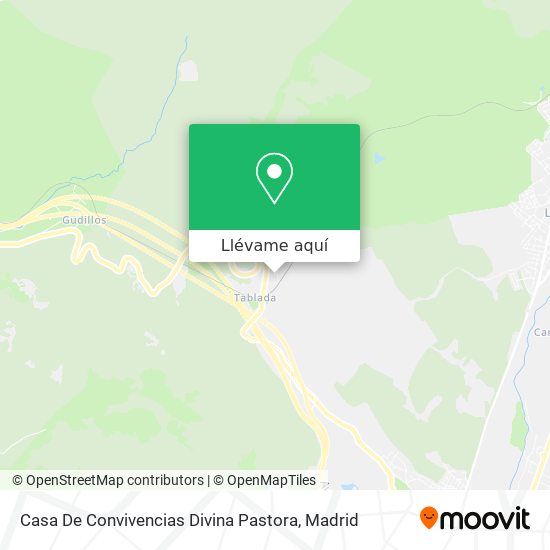 Mapa Casa De Convivencias Divina Pastora