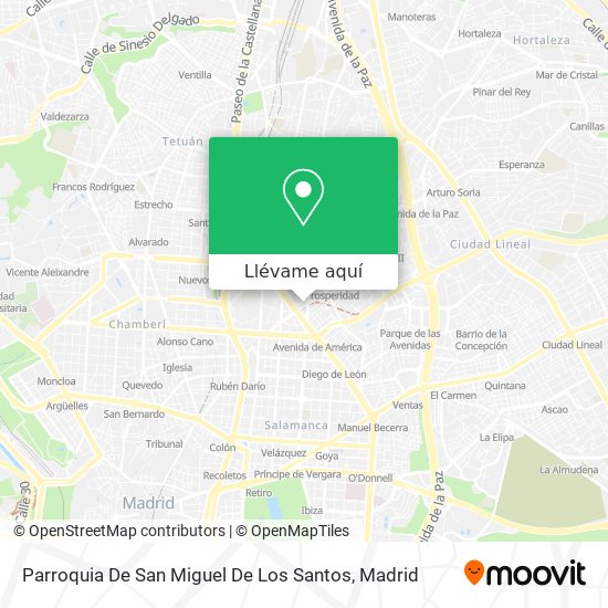 Mapa Parroquia De San Miguel De Los Santos