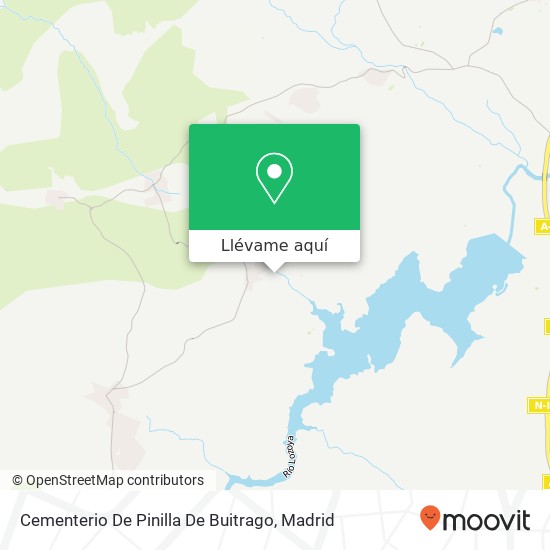 Mapa Cementerio De Pinilla De Buitrago