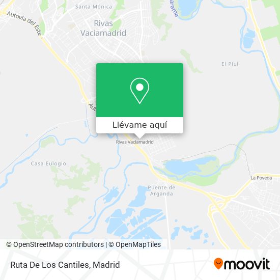 Mapa Ruta De Los Cantiles