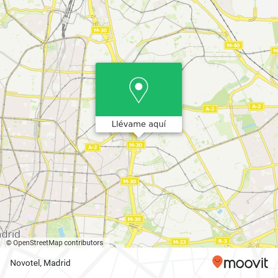 Mapa Novotel