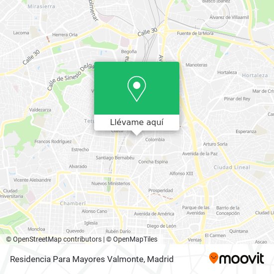 Mapa Residencia Para Mayores Valmonte