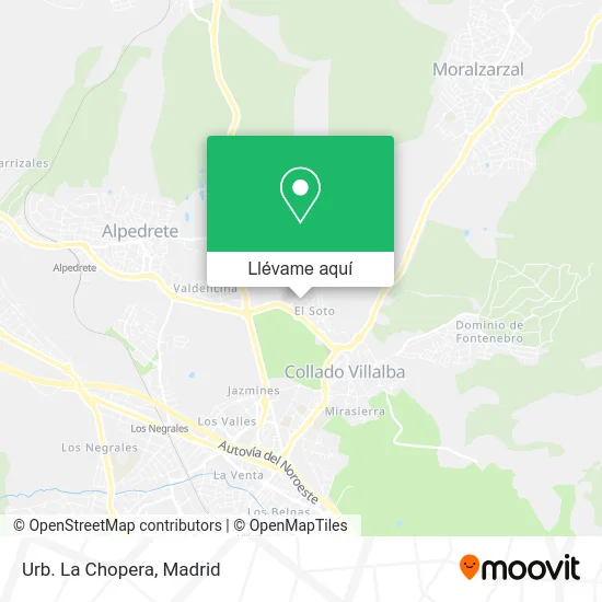 Mapa Urb. La Chopera