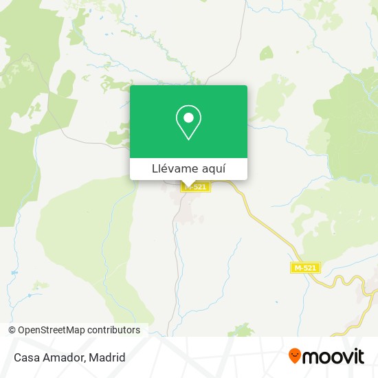 Mapa Casa Amador