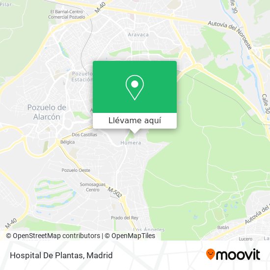 Mapa Hospital De Plantas