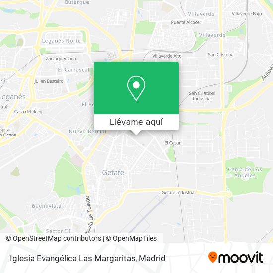 Mapa Iglesia Evangélica Las Margaritas