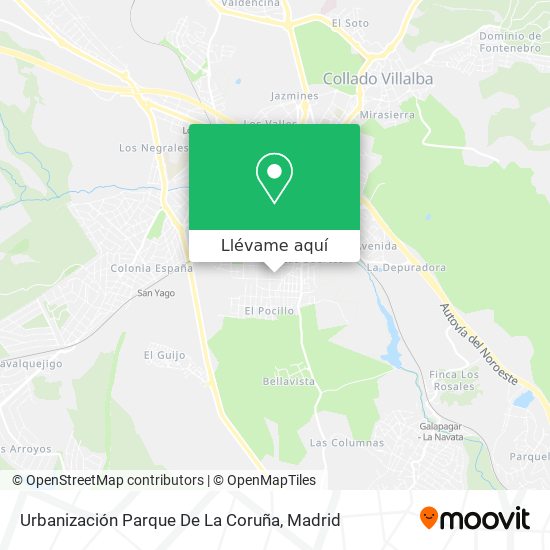 Mapa Urbanización Parque De La Coruña
