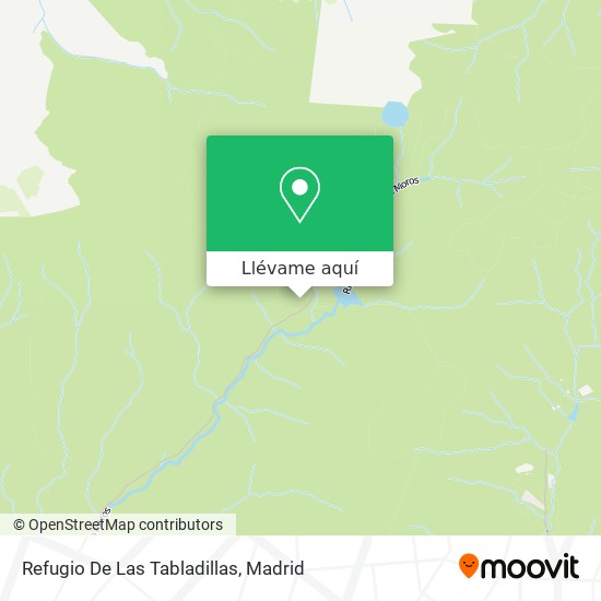 Mapa Refugio De Las Tabladillas