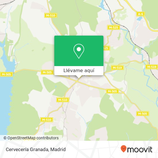 Mapa Cervecería Granada