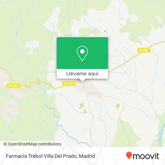 Mapa Farmacia Trébol Villa Del Prado