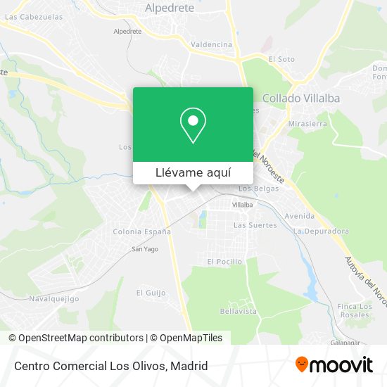 Mapa Centro Comercial Los Olivos