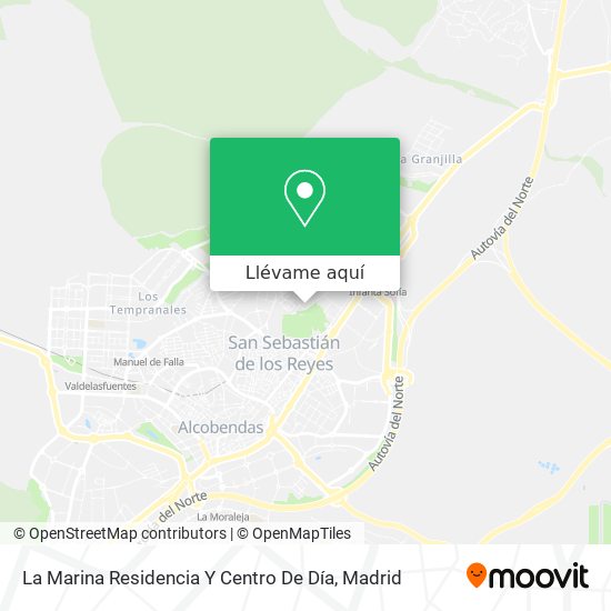 Mapa La Marina Residencia Y Centro De Día