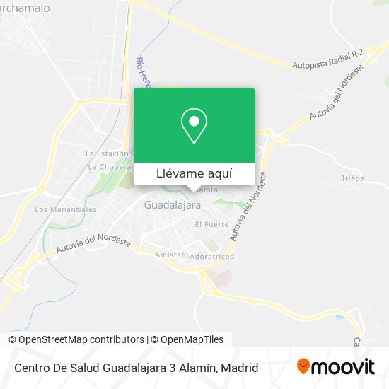 Mapa Centro De Salud Guadalajara 3 Alamín