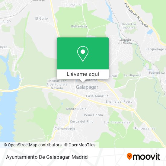 Mapa Ayuntamiento De Galapagar