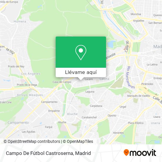 Mapa Campo De Fútbol Castroserna
