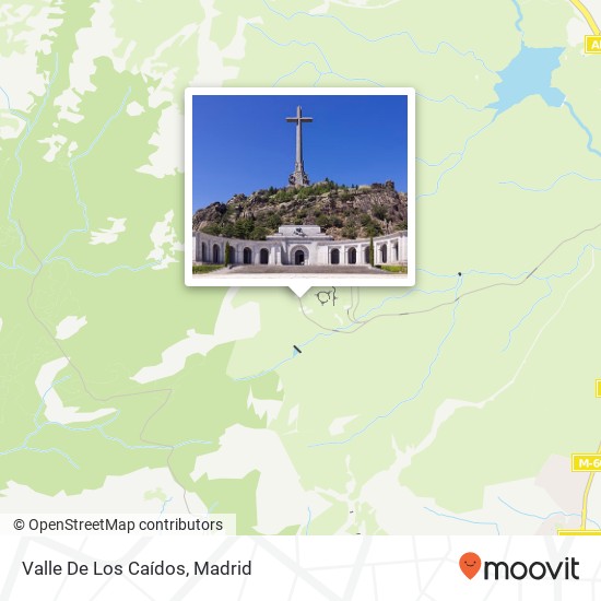Mapa Valle De Los Caídos