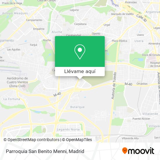Mapa Parroquia San Benito Menni