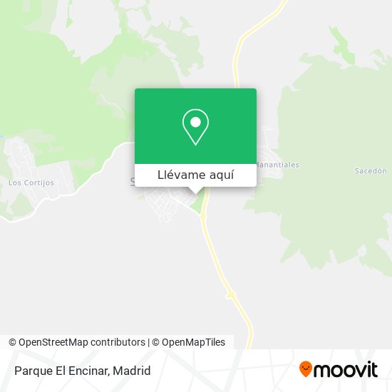 Mapa Parque El Encinar