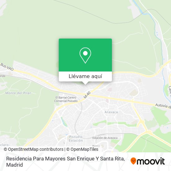 Mapa Residencia Para Mayores San Enrique Y Santa Rita