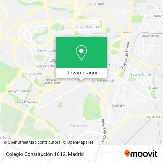 Mapa Colegio Constitución 1812