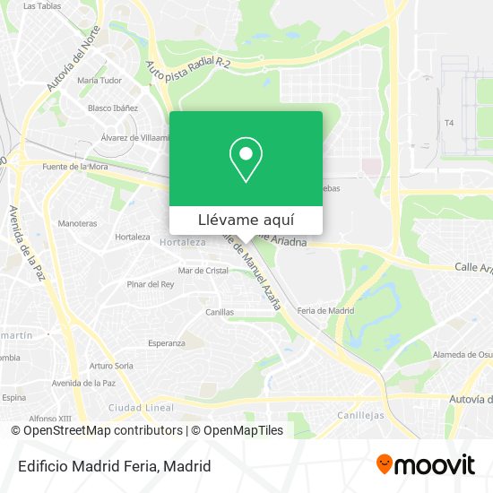 Mapa Edificio Madrid Feria