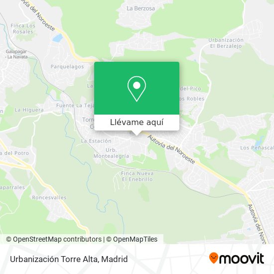 Mapa Urbanización Torre Alta