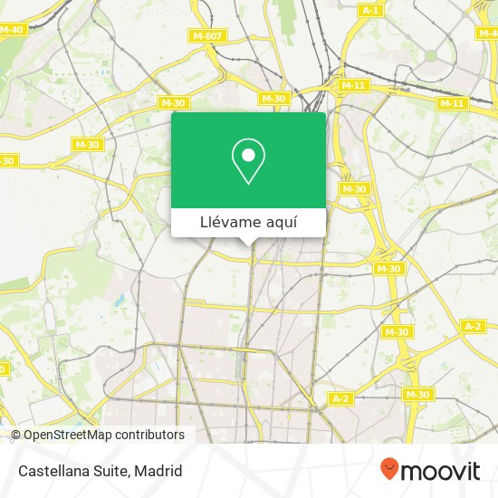 Mapa Castellana Suite