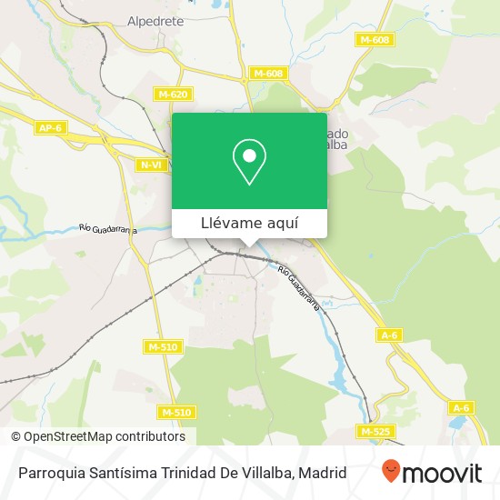 Mapa Parroquia Santísima Trinidad De Villalba