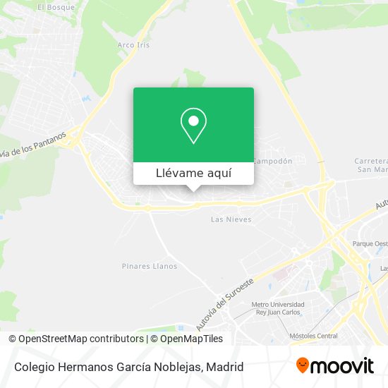 Mapa Colegio Hermanos García Noblejas