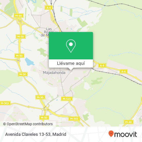 Mapa Avenida Claveles 13-53