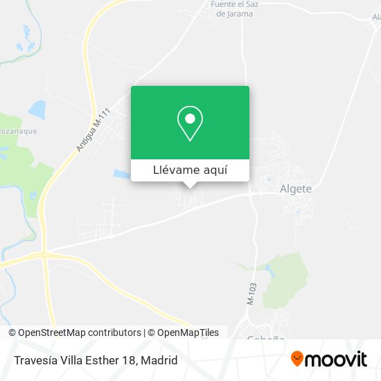 Mapa Travesía Villa Esther 18