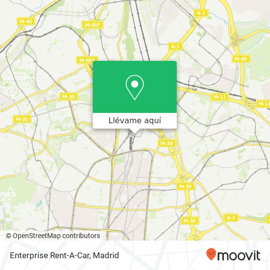 Mapa Enterprise Rent-A-Car