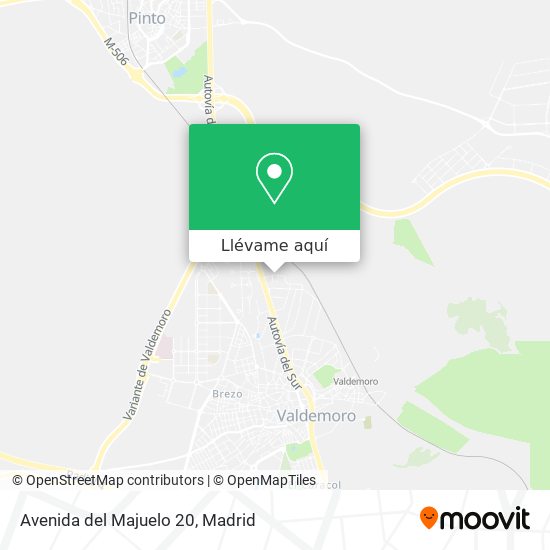 Mapa Avenida del Majuelo 20