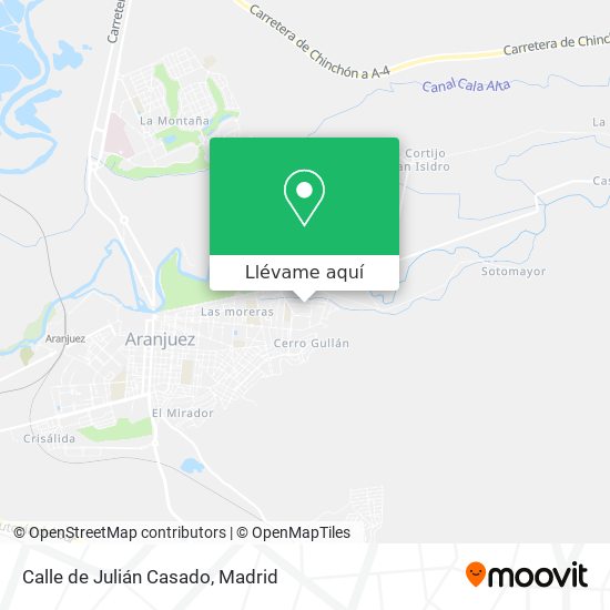 Mapa Calle de Julián Casado