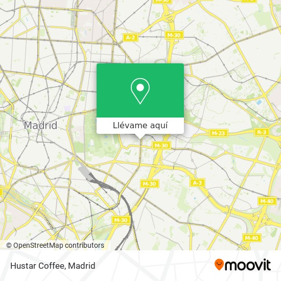 Mapa Hustar Coffee