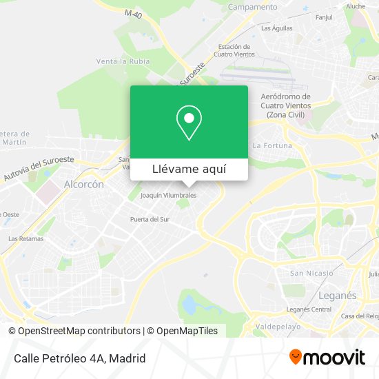 Mapa Calle Petróleo 4A