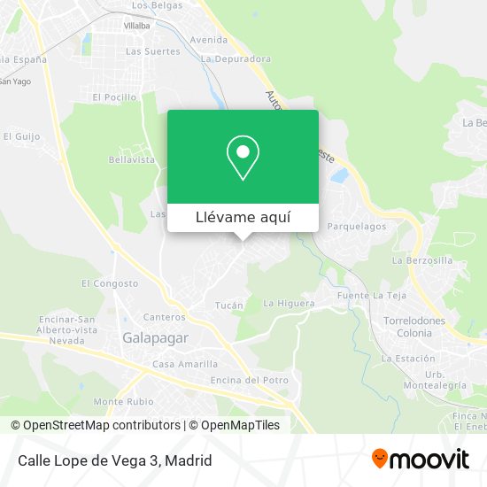 Mapa Calle Lope de Vega 3