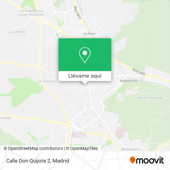 Mapa Calle Don Quijote 2