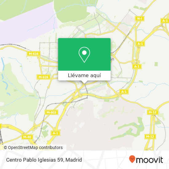 Mapa Centro Pablo Iglesias 59