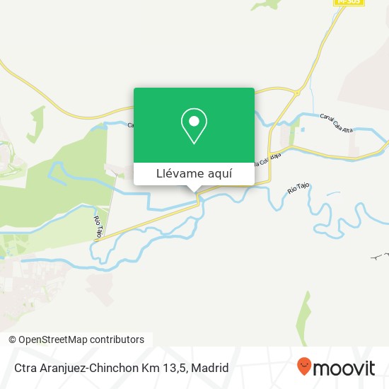 Mapa Ctra Aranjuez-Chinchon Km 13,5