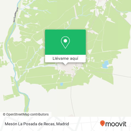 Mapa Mesón La Posada de Recas, Calle José Antonio, 4 45211 Recas