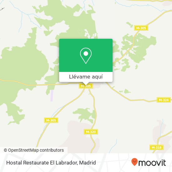 Mapa Hostal Restaurate El Labrador, Carretera de Aranjuez, 35 28360 Villaconejos