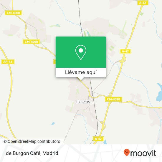 Mapa de Burgon Café, Carretera Ugena 45200 Illescas