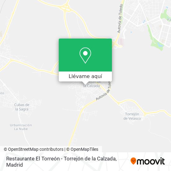 Mapa Restaurante El Torreón - Torrejón de la Calzada