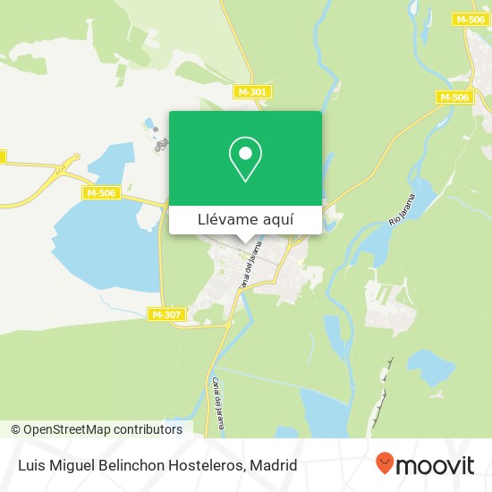 Mapa Luis Miguel Belinchon Hosteleros, Calle Concepción Arenal, 5 28330 San Martín de la Vega