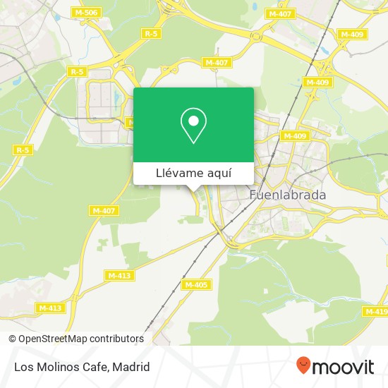 Mapa Los Molinos Cafe, Avenida de la Universidad, 3 28942 Fuenlabrada